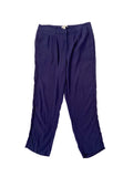 Pantalon marine léger taille élastique taille 14