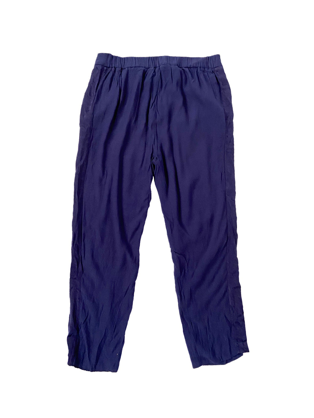 Pantalon marine léger taille élastique taille 14