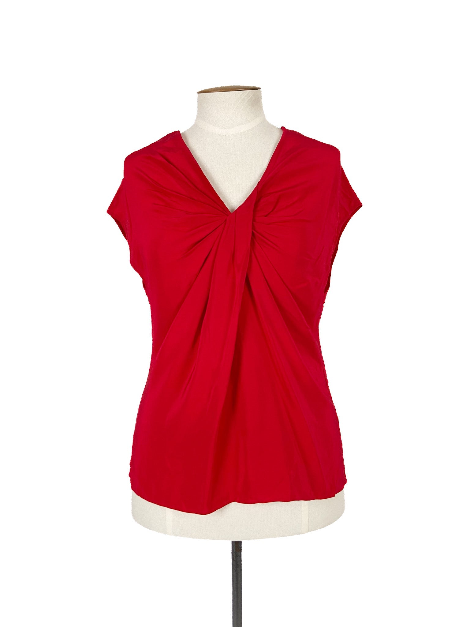 Chemisier rouge taille 42