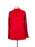 Pull rouge en laine mérinos à manches longues, taille 12