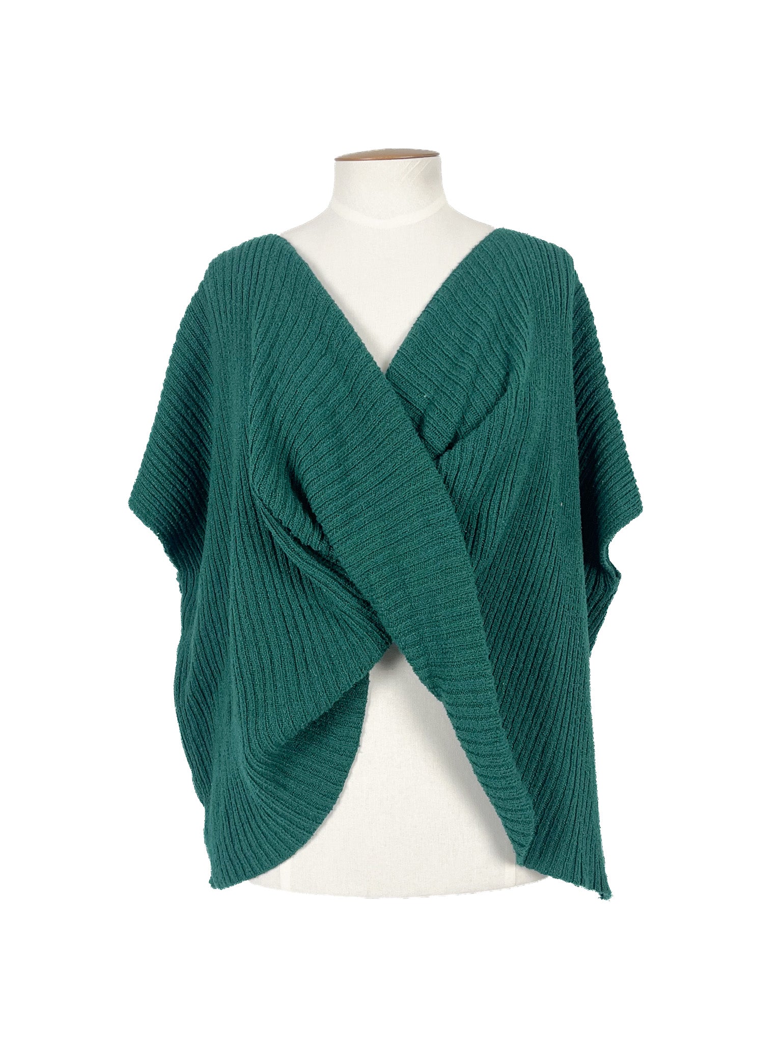 Haut vert à manches courtes et coupe décontractée Taille unique
