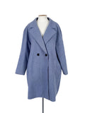 Manteau en polyester à manches longues bleu taille 18 femme