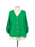 Chemisier vert Taille 46