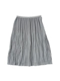 Jupe plissée mi-longue verte Taille XS Polyester léger Femme