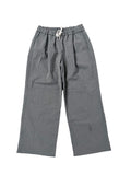 Pantalon rayé gris, taille 16, mélange élasthanne, décontracté