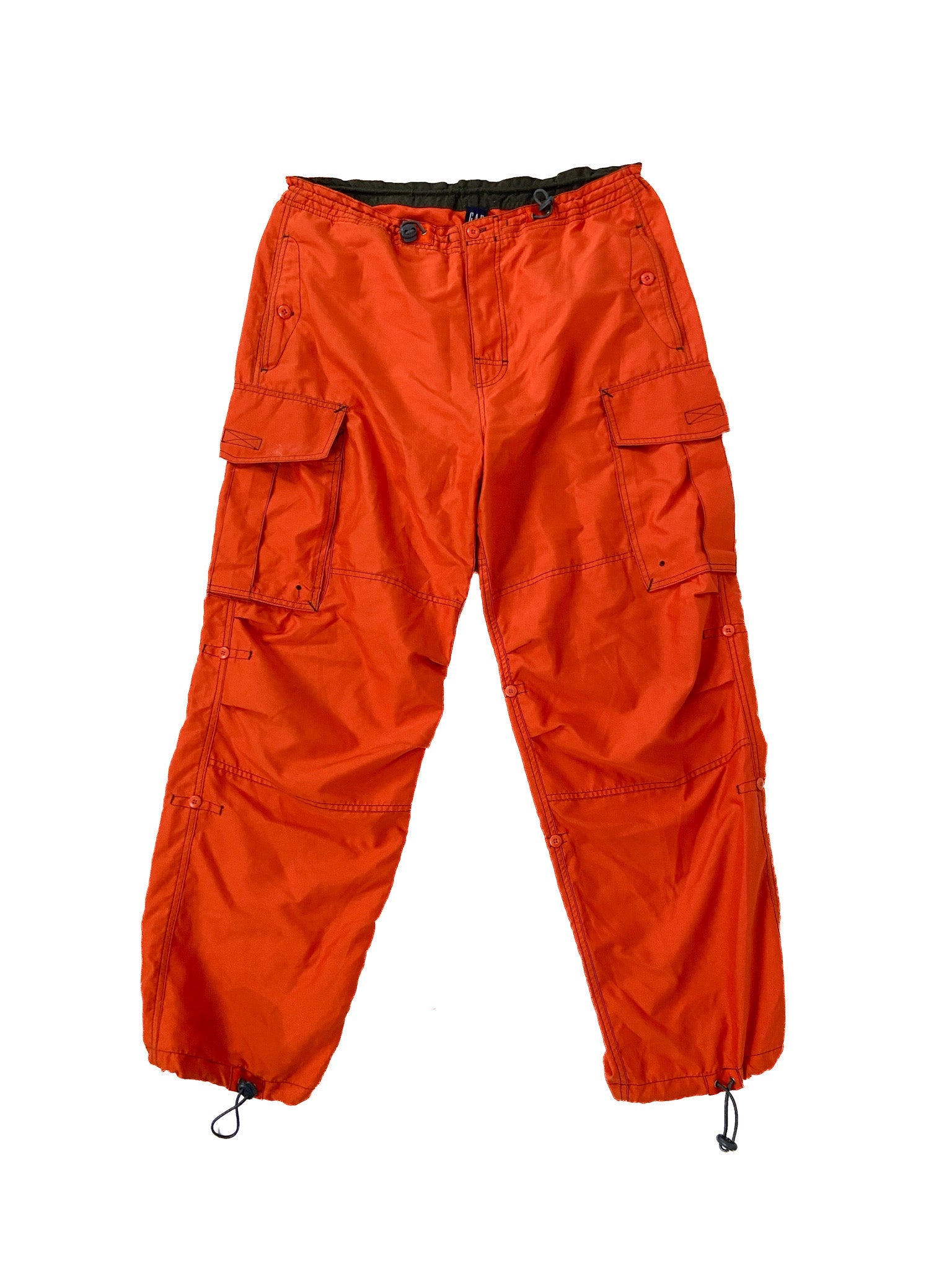 Pantalon cargo orange taille L