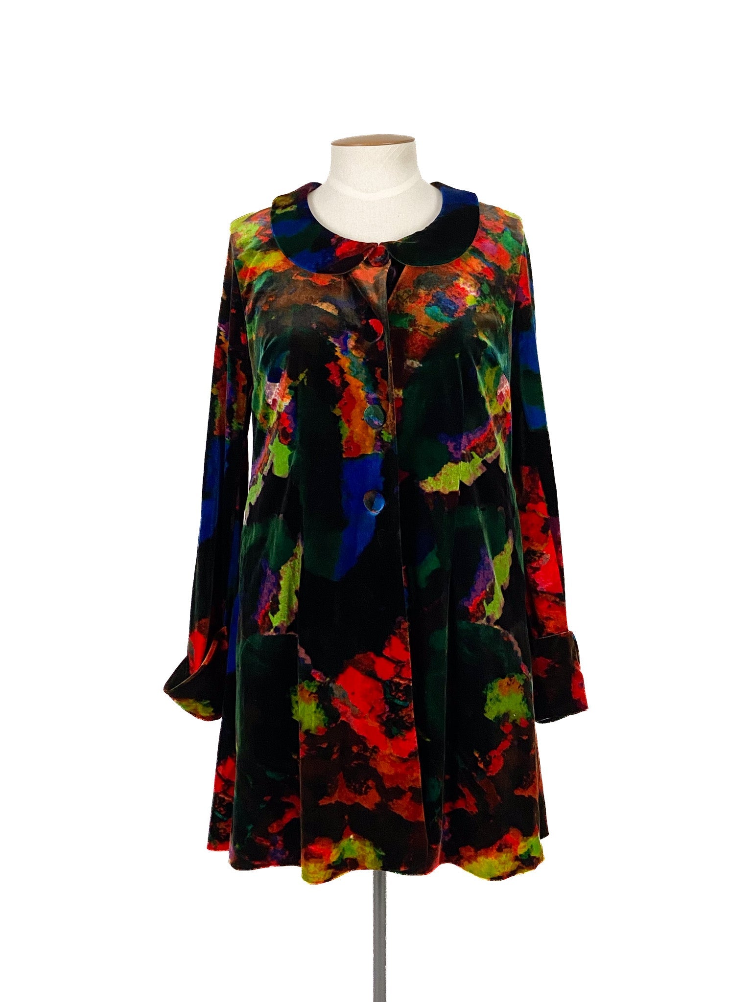 Veste en polyester à manches longues multicolore Taille 12 Très bon état