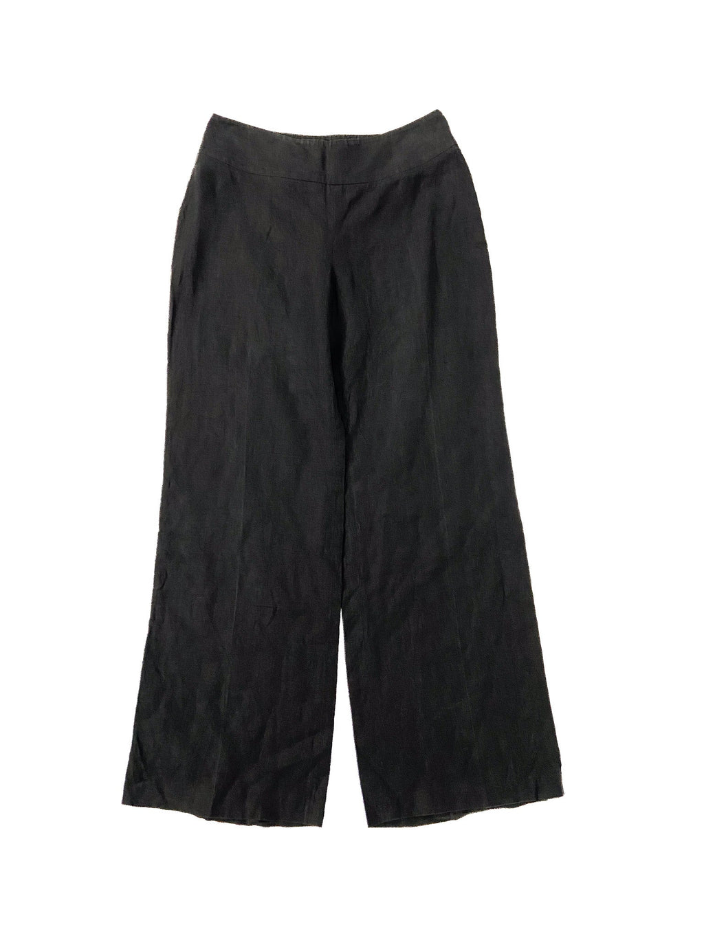 Pantalon en lin noir taille 12