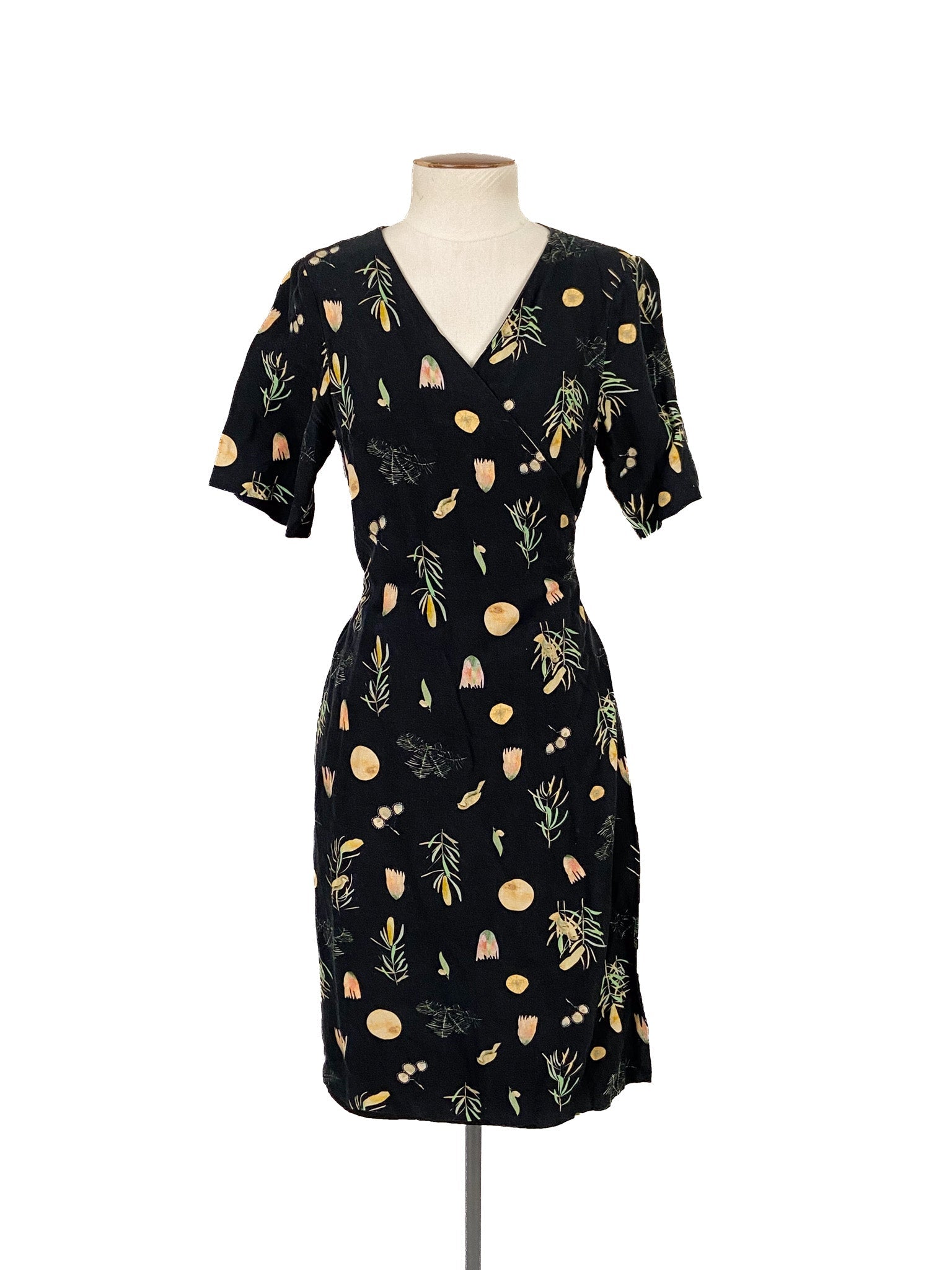 Robe midi bleu marine taille 38