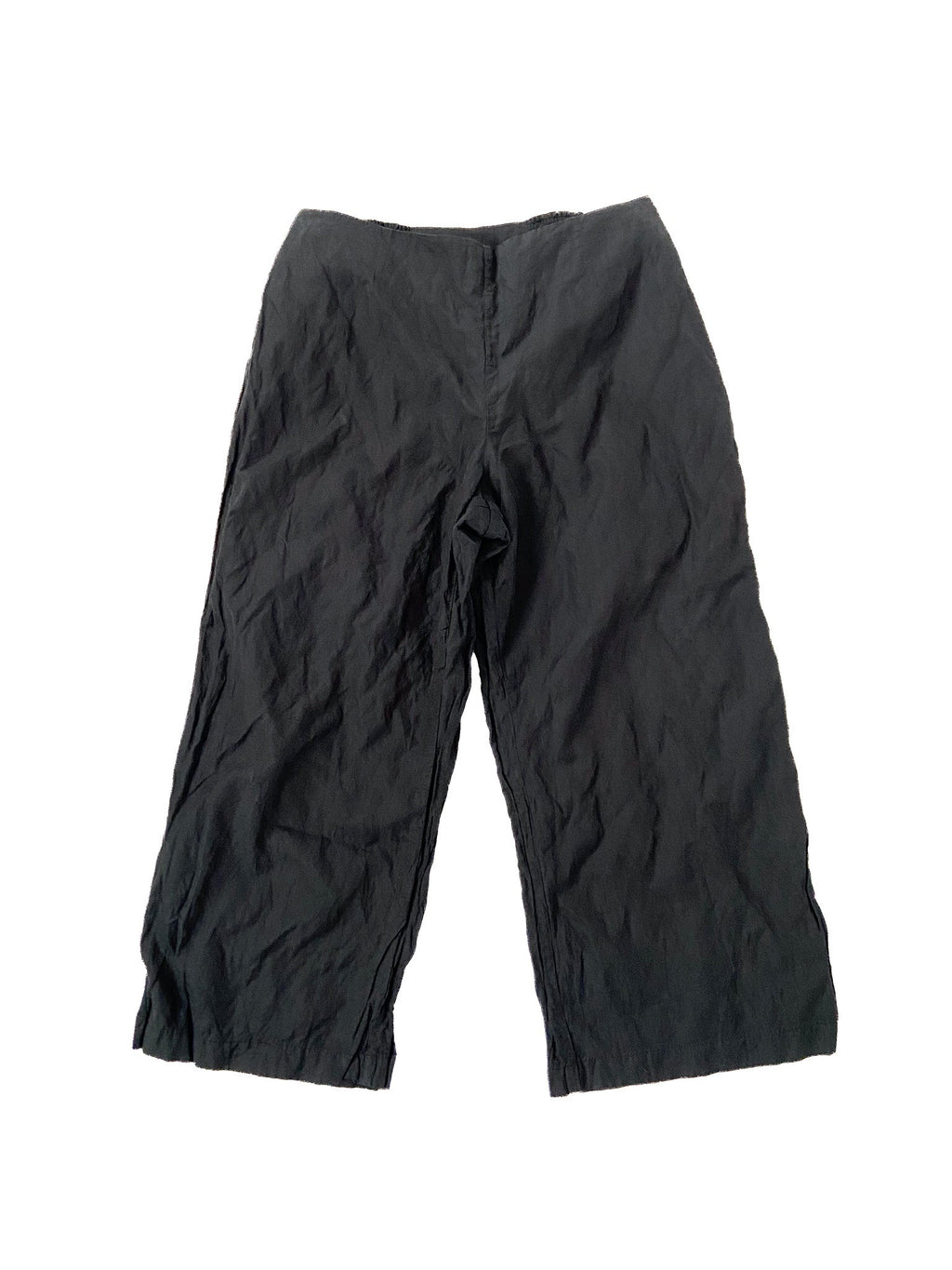 Pantacourt noir Taille 44 Mélange coton-viscose Femme