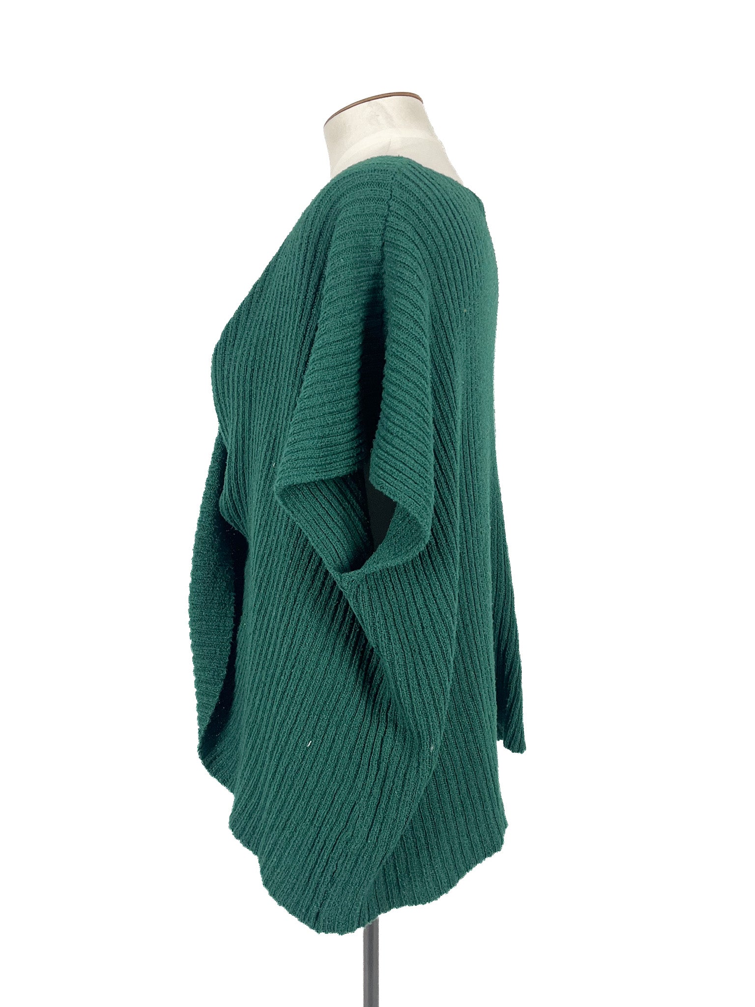 Haut vert à manches courtes et coupe décontractée Taille unique
