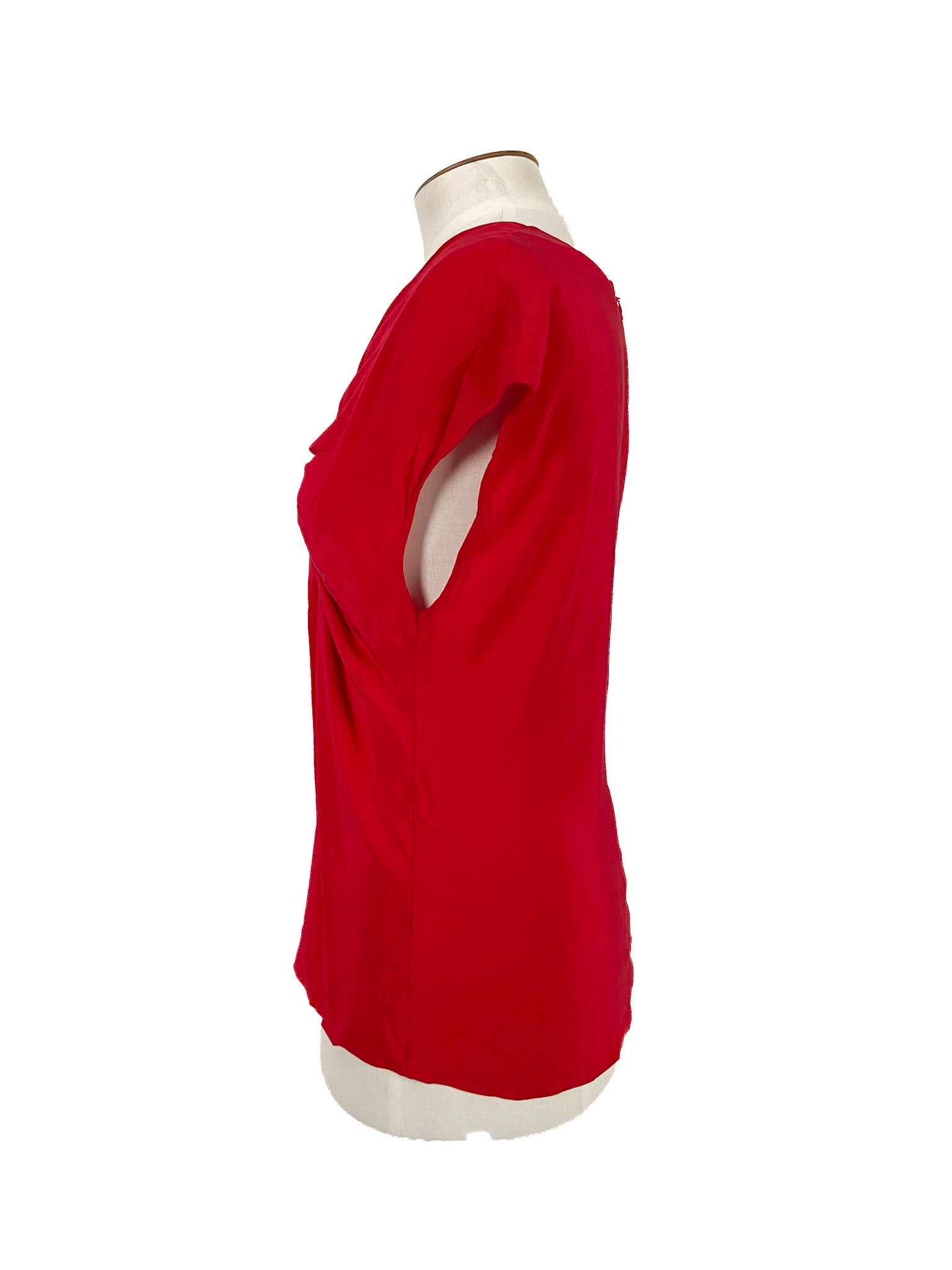 Chemisier rouge taille 42