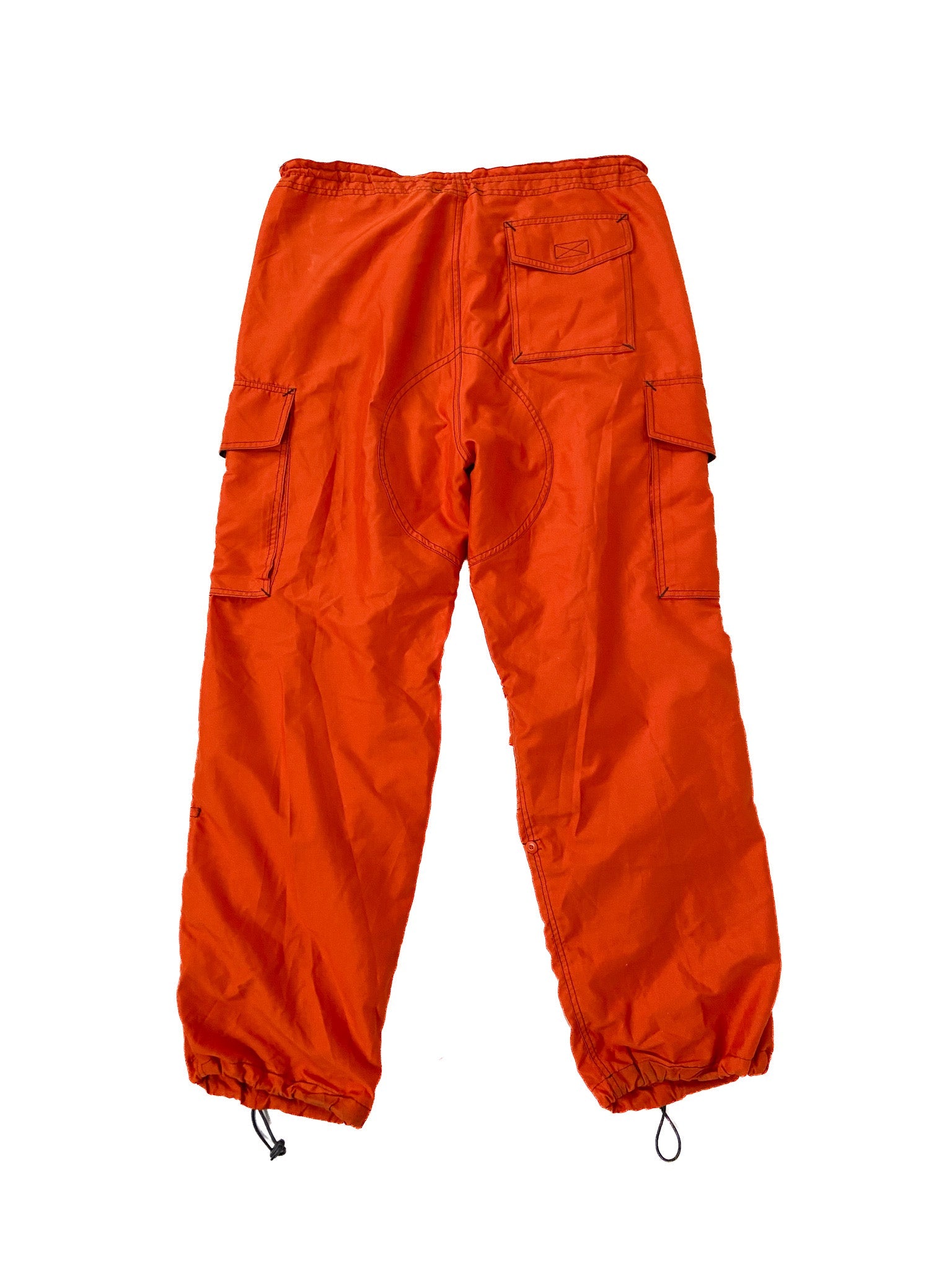 Pantalon cargo orange taille L