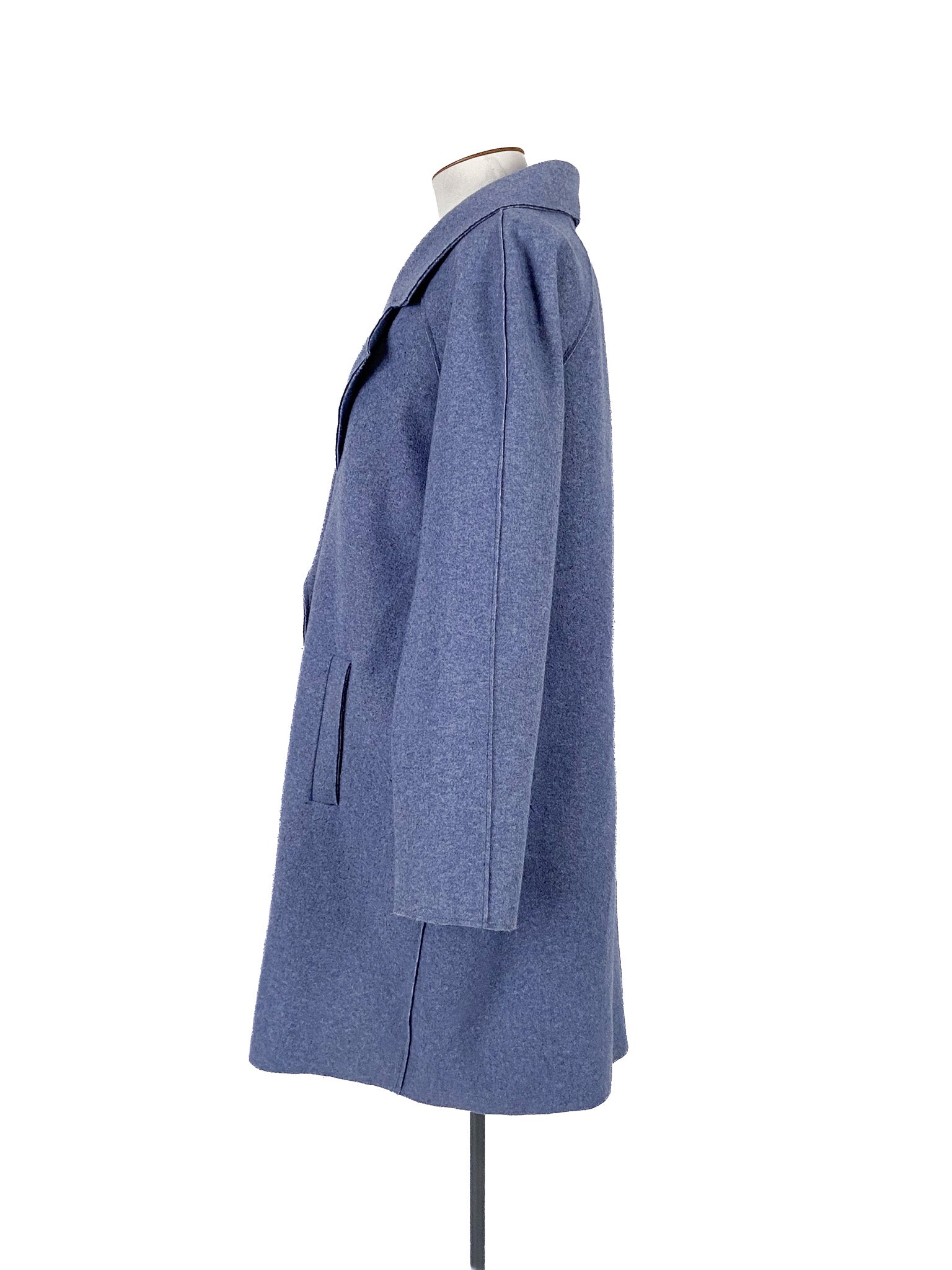 Manteau en polyester à manches longues bleu taille 18 femme