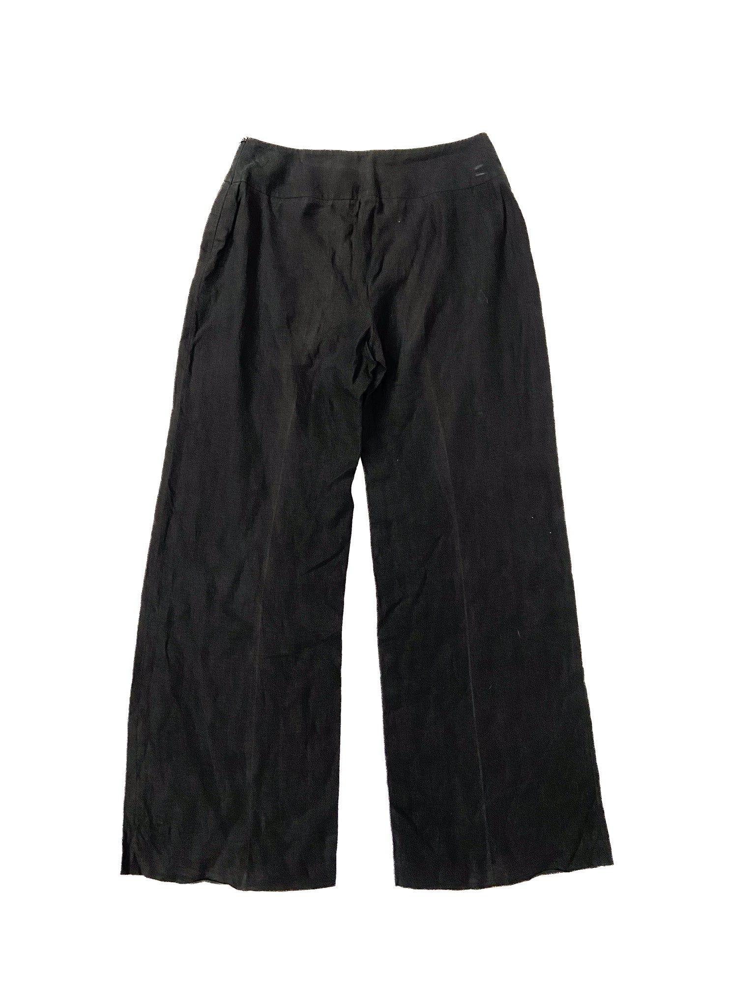 Pantalon en lin noir taille 12