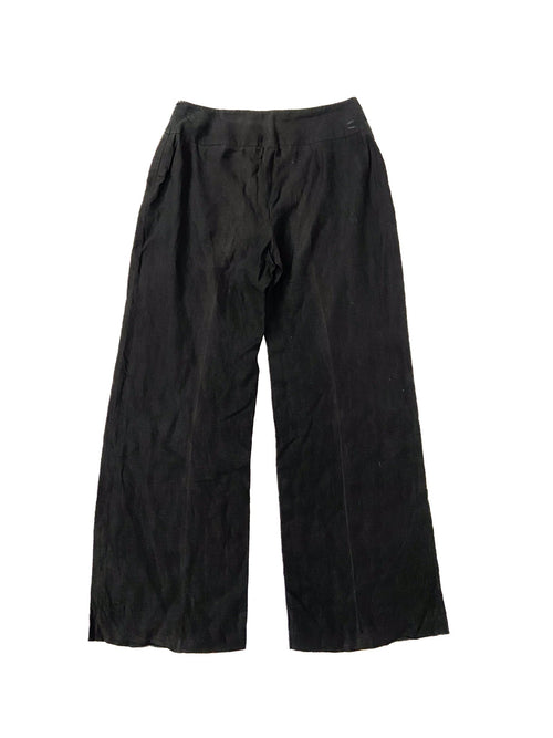 Pantalon en lin noir taille 12