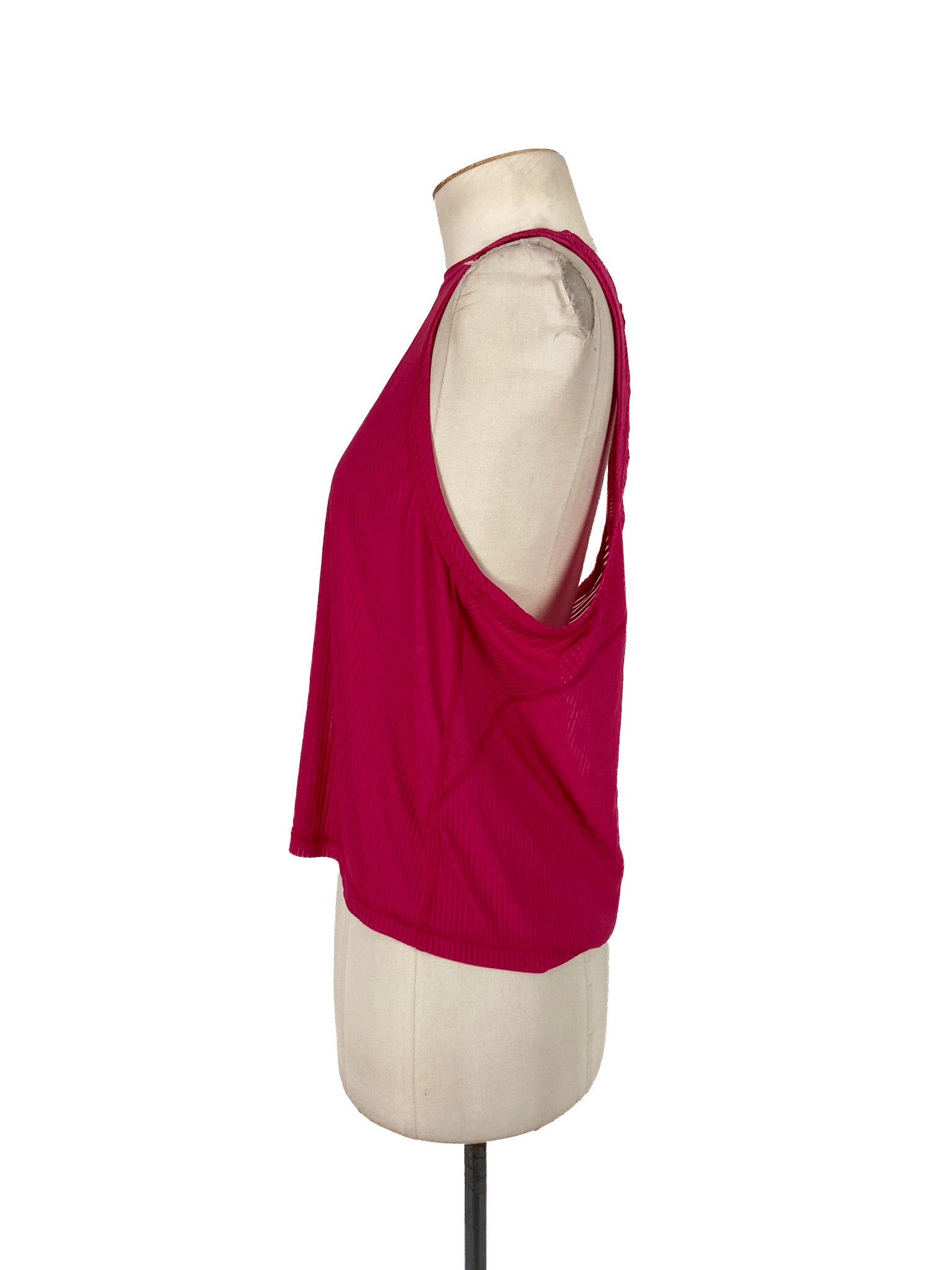 Débardeur de sport sans manches violet, léger, taille L