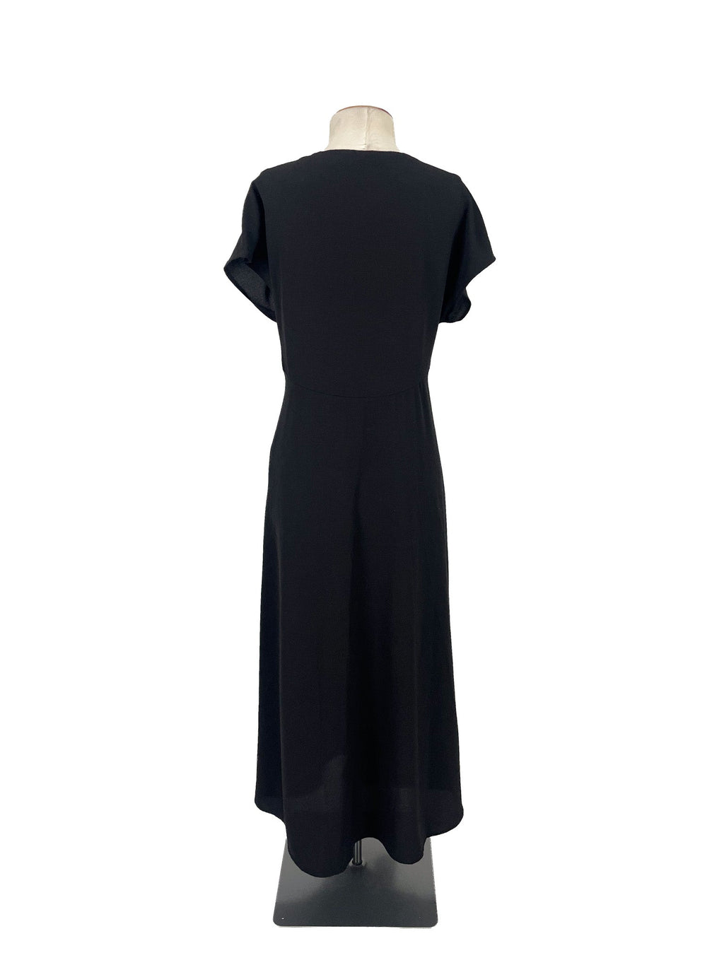 Robe longue noire Taille S Légère Unie Sans manches Femme